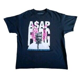 Asap T-Shirt Men's XL Black Short Sleeve